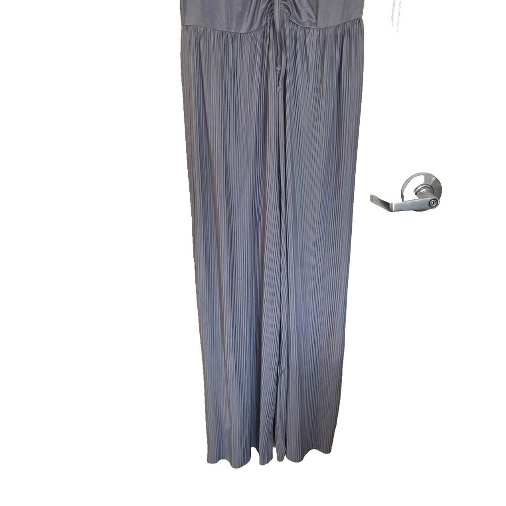Mast and Harbour Women Ladies Grey Jumpsuit Jumper Sleeveless Adjustable Size L - Picture 3 of 9